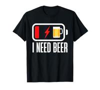 Low Battery, Need Beer - Funny Drinking for Beer Lover Camiseta