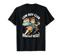Low Buy Club Reset Logró Sin Desafío de Gasto Vida Frugal Camiseta