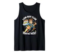 Low Buy Club Reset Logró Sin Desafío de Gasto Vida Frugal Camiseta sin Mangas