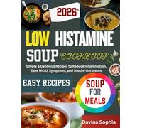 LOW HISTAMINE SOUP COOKBOOK: Simple & Delicious Recipes to Reduce Inflammation, Ease MCAS Symptoms, and Soothe Gut Issues