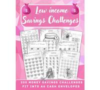 Low Income Savings Challenge: 200 Fun & Effective Saving Challenges | A6 to cut out incl Budget Sheets and Dashboards