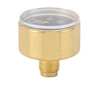 Low Pressure, G1/8 Thread 350bar Brass Water Proof Glow in The Dark Pressure Meter, NPT Lower Mount, Stainless Steel Case, Water Pump, Tire