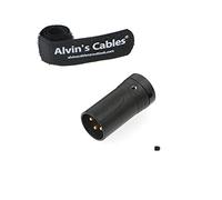 Low-Profile Conector Macho XLR de 3-Pines Enchufe Original para Dispositivos de Audio |Alvin’s Cables|Negro