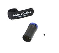 Low-Profile Conector Macho XLR de 3-Pines Enchufe Original para Dispositivos de Audio |Alvin’s Cables| Azul