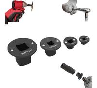 Low Profile Impact Socket Adapter Set,Stainless Steel Industrial Drive Ratchet & Wrench Adapter Set for Tight Spaces, 3/4" to 1", 1/2" to 3/4", 1/2" to 3/8", 1/4" to 3/8",DIY Tools