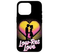 Low Res Love Pop Culture Retro Videojuego Carcasa para iPhone 16 Pro