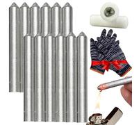 Low Temperature Universal Welding Rod, Low Temp Welding Rods, Lighter Melt Magic Powder Cored Aluminum Weld Rods for Stainless Steel, Iron, Aluminium, and Other Metals (12)