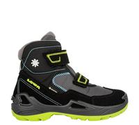 Lowa 640542 9969 Milo GTX MID - Zapatillas infantiles para niño, color negro y turquesa, Negro Tuerkis, 28 EU