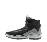 Lowa Maddox Pro GTX Mid W - Zapatillas de senderismo ligeras para hombre, impermeables y ligeras, especialmente adecuadas para pies anchos, zapatos de trekking, negro y gris, 44.5 EU Ancho