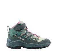 LOWA Niños Maddox Pro GTX Mid VC Zapatos, Petrol Pink, 36 EU