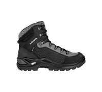 Lowa - Renegade Warm Gtx Mid Black / Grey de Cuero - Talla 43,5 - Negro Negro 43.5