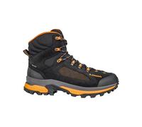 Lowa - Zapatillas de senderismo Hombre - Corvara GTX Mid Black/Orange de Cuero - Talla 7 UK - Negro Negro 7 UK