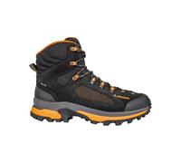 Lowa - Zapatillas de senderismo Hombre - Corvara GTX Mid Black/Orange de Cuero - Talla 9 UK - Negro Negro 9 UK