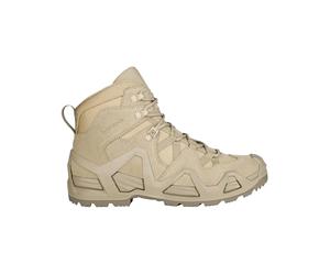 Lowa - Zapatillas de senderismo Hombre - Zephyr MK2 Mid Desert de Cuero - Talla 46 - Beige Beige 46