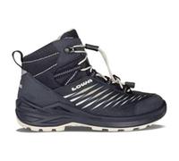LOWA ZIRROX II GTX MID JR Botas de piel de oveja unisex para niños, color azul, azul, 27 EU
