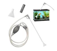 Lowats Aspirador Acuario Sifonador 1.9M Limpiafondos Acuario Cambiador de Agua para Acuarios Acuariosifonador para el Mantenimiento Diario y Los Cambios de Agua Regulares en Acuarios