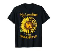 Lowchen Dog is My Sunshine Sunflower Dog Paw Puppy Lover Camiseta