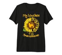 Lowchen Dog is My Sunshine Sunflower Dog Paw Puppy Lover Camiseta Premium