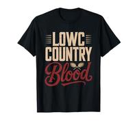 Lowcountry Blood Runs Deep Coastal Carolina Born Raised Camiseta