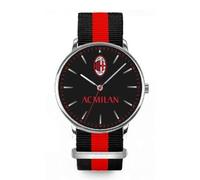 LOWELL AC Milan P-MA4490XN1 - Reloj analógico solo hora con escudo del AC Milan, rojo/negro