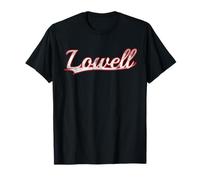 Lowell Massachusetts New England Vintage Varsity Distressed Camiseta
