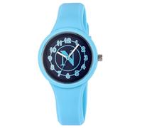 Lowell P-NA480KB2 - Reloj analógico de Cuarzo Unisex para Adulto con Correa de Silicona