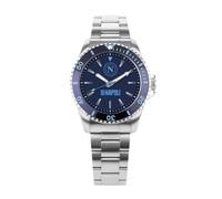 Lowell Reloj analógico de Cuarzo Unisex para Adulto con Correa de Acero Inoxidable P-N7476UB1