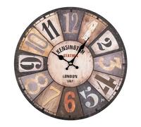 Lowell Reloj De Pared JUSTAMINUTE Kensington Station Multicolor
