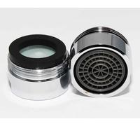 LOWENERGIE Aireador de grifo macho de 24 mm, 4 litros por minuto, agua, ahorro de energía, reduce facturas, cromado, tamaños de paquete (4)