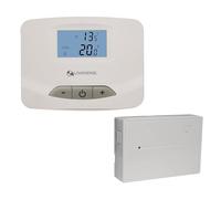 Lowenergie Termostato digital inalámbrico programable RF Stat 7 días de calefacción temporizador ahorro de energía