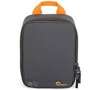 Lowepro GearUp Filter Pouch 100, Funda Fotográfica para Filtros, 10 de Hoja, 2 Redondos, Soporte para Filtros, Funda para Tarjetas Antirayaduras, Hecha con Tela Reciclada, Gris