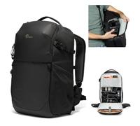 Lowepro Fastpack BP450 AW IV Mochila Fotográfica 28L para Cámara y Viaje | Acceso Lateral Rápido, Apertura Trasera Total, Doble Compartimento y para Portátil 16", Cabina, AW Cover, Mirrorless y Dron
