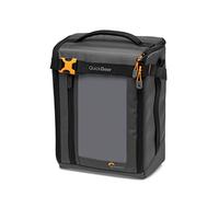 Lowepro GearUp Creator Box Extra-Large II, Mochila Fotográfica, Cámara Mirrorless y DSLR, Acceso Rápido, Hecha de Tela Reciclada, Separadores Interiores Acolchados de Color Naranja, Gris