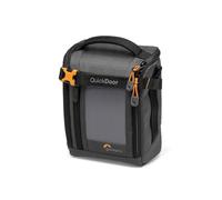 Lowepro GearUp Creator Box Medium II, Bolsa para Cámara sin espejo y Réflex Digital, con Aacceso Rápido, Hecha de Telas Recicladas, Divisor Interior Acolchado de Color Naranja, Gris