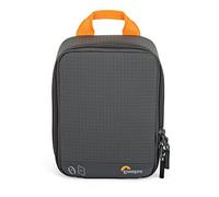 Lowepro GearUp Filter Pouch 100, Funda Fotográfica para Filtros, 10 de Hoja, 2 Redondos, Soporte para Filtros, Funda para Tarjetas Antirayaduras, Hecha con Tela Reciclada, Gris