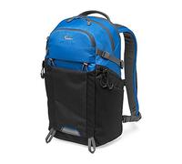 Lowepro LP37259-PWW Photo Active, Mochila para cámara Exterior sin Espejo con divisores QuickShelf, Tablet 12"/iPad/Hidr.2L, Sony, Canon, Nikon, Objetivos, Gimbal, Dron, dji, Azul/Negro