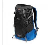 Lowepro PhotoSport BP 24L AW III, Mochila Tactica para Cámara Sin Espejo, Acceso Lateral, Inserto de Cámara Extraíble, Sistema de Correa para Accesorio, Compatible con Sony α7, Azul y Negro