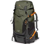 Lowepro PhotoSport PRO BP 55L AW IV - Mochila para cámaras réflex sin espejo, acceso delantero/trasero, compartimento extraíble para cámara, correas de accesorios, talla M/L, gris oscuro/verde
