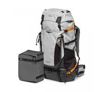 Lowepro PhotoSport Pro BP 70L, Mochila para Cámaras Réflex y sin Espejo, Acceso Frontal y Trasero, Inserto Extraible para Cámara, Correas para Accesorios, Tamaño: S/M, Color Gris Oscuro/Gris Claro