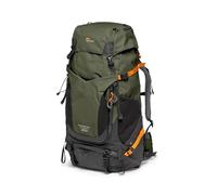 Lowepro PhotoSport Pro BP 55L AW IV - Mochila para cámaras réflex sin Espejo, Acceso Delantero/Trasero, Compartimento extraíble para cámara, Correas para Accesorios, Talla S/M, Gris Oscuro/Verde