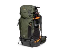 Lowepro PhotoSport PRO BP 70L AW IV - Mochila para cámaras réflex sin espejo, acceso delantero/trasero, compartimento extraíble para cámara, correas de accesorios, talla M/L, gris oscuro/verde