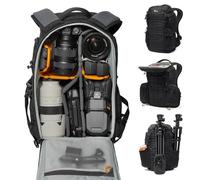 Lowepro Mochila para cámara ProTactic BP 350 AW III – Acceso 4 puntos, 14", 17L, protector de lluvia