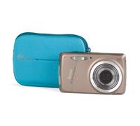 Lowepro Vail 10 - Funda (Compact Cameras, Nylon, Turquesa, 100g, 115 x 18 x 75 mm, 120 x 28 x 80 mm)