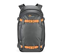 Lowepro Whistler 450 AW II, Mochila Fotográfica, Todo el Año, Tejido Reciclado, Todos los Clima, para Profesionales, Espacio para Portátil 15", Almohadillas Insertables, Cámara Mirrorless/DSLR, Gris