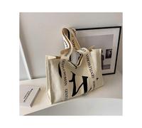 (Lower Case Letters,Black)Tote Bag Women Satchel Bag Letter Print Shoulder Bag with Portable Top Handle for Casual School and Work Use