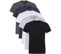 Lower East Basic Rundhals T-Shirts für Herren 3er I 5er I 10er Pack aus 100% Baumwolle in vielen Farben