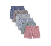 Lower East Calzoncillos Hombre Bóxer - Bóxer Hombre Pack de 6 - 100% Algodón - Ropa Interior Hombre, Bóxer para Hombres, Calzoncillos Hombre Bóxer Algodón Multicolor M