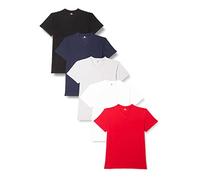 Lower East Hombre Mit V-ausschnitt Camiseta Not Applicable, Multicolor (Schwarz/Grün/Navy/Rot/Gr Melange/Weiß Schwarz/Grün/Navy/Rot/Gr Melange/Weiß), Small