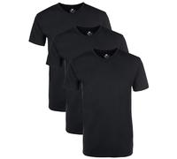 Lower East Le156 Camiseta, Negro, S (Pack de 3) Hombres
