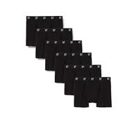 Lower East LE159, Calzoncillos Bóxer Retro para Hombre, Black, M, Paquete de 6